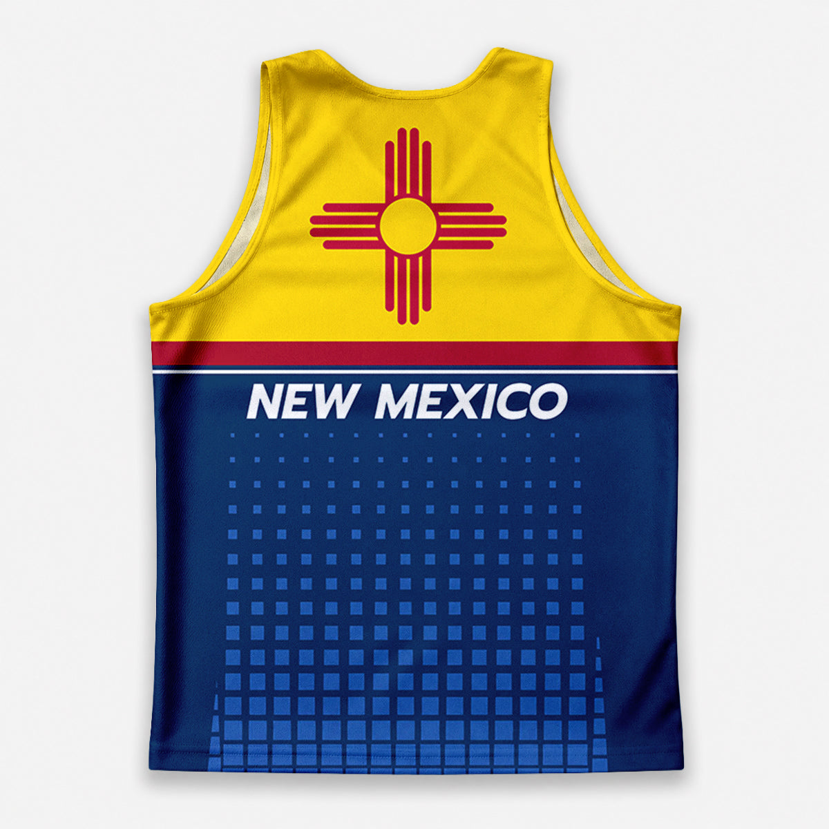 Patriotic Tech Running Tank Top - New Mexico State Pride Running Singlet