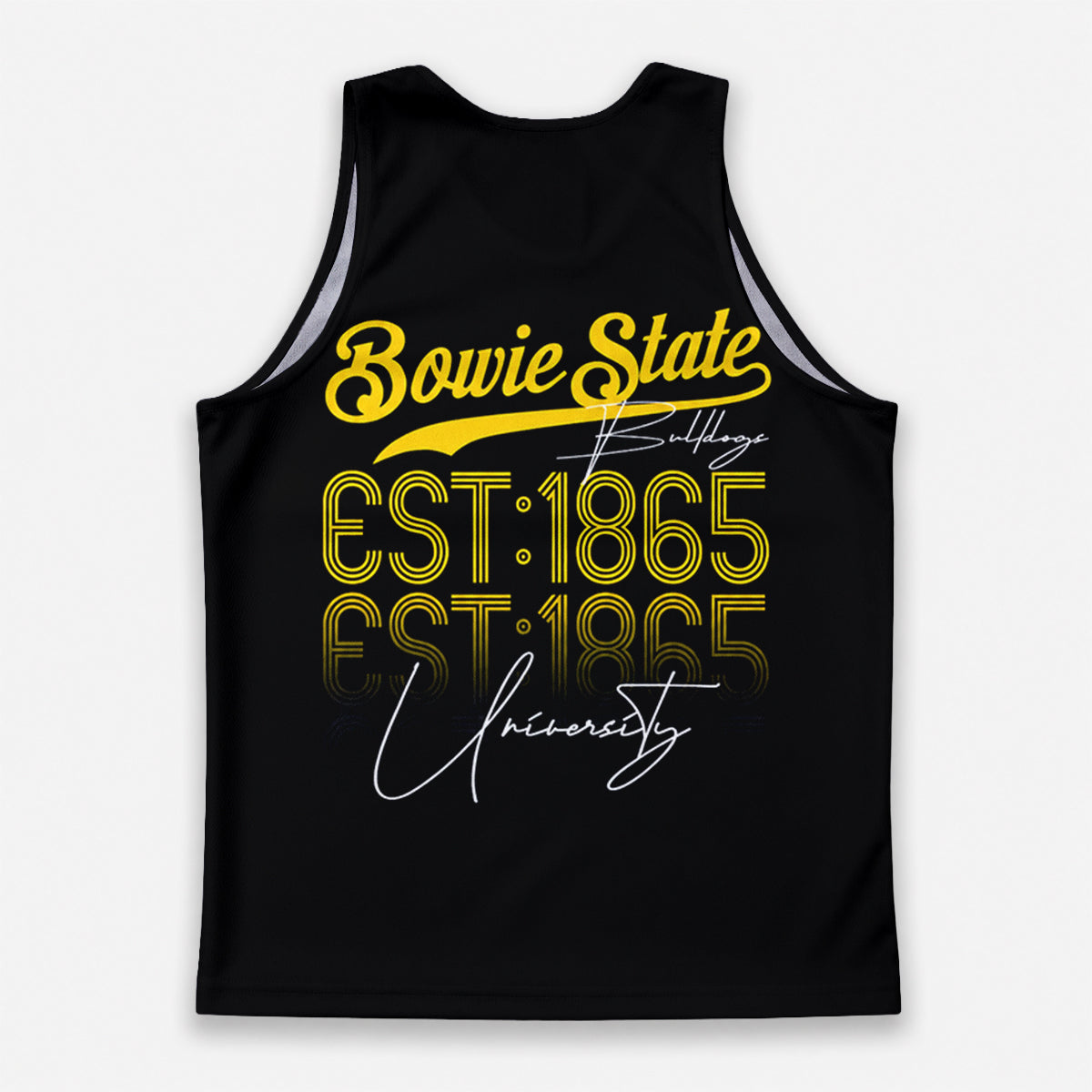 HBCU Running Tank Top Bowie State University Bulldogs Running Singlet for Men and Women