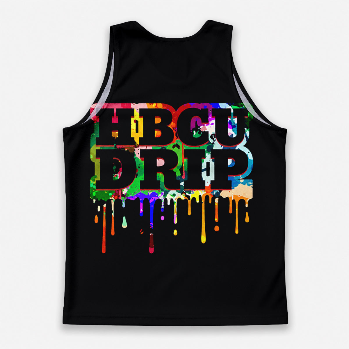 HBCU Running Tank Top Colorful HBCU Drip Running Singlet for Men and Women