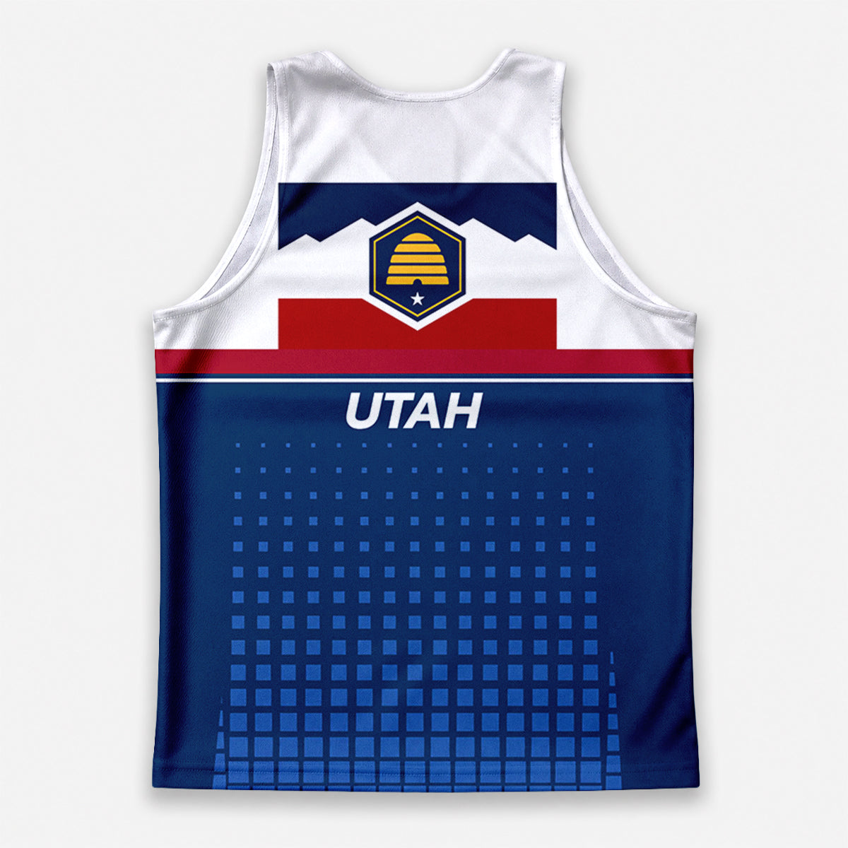 Patriotic Tech Running Tank Top - Utah State Pride Running Singlet