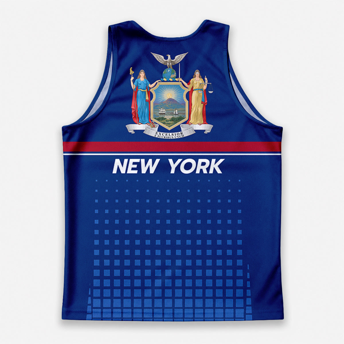 Patriotic Tech Running Tank Top - New York State Pride Running Singlet