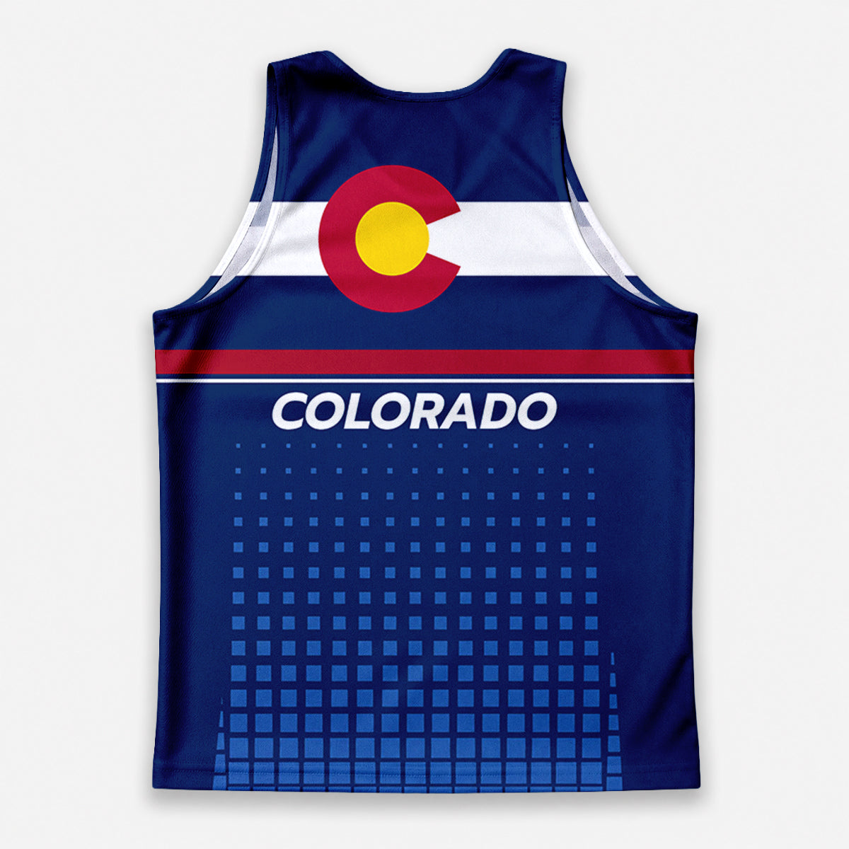 Patriotic Tech Running Tank Top - Colorado State Pride Running Singlet