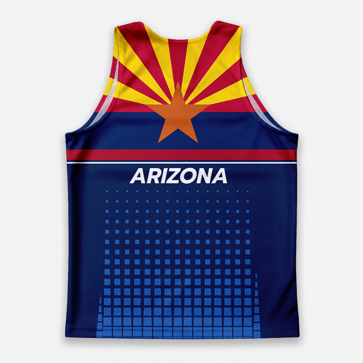 Patriotic Tech Running Tank Top - Arizona State Pride Running Singlet