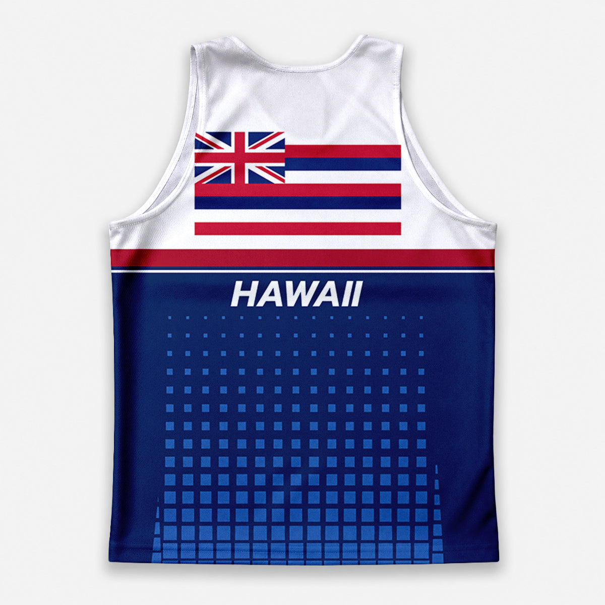 Patriotic Tech Running Tank Top - Hawaii State Pride Running Singlet