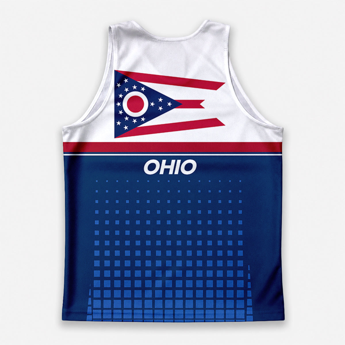 Patriotic Tech Running Tank Top - Ohio State Pride Running Singlet