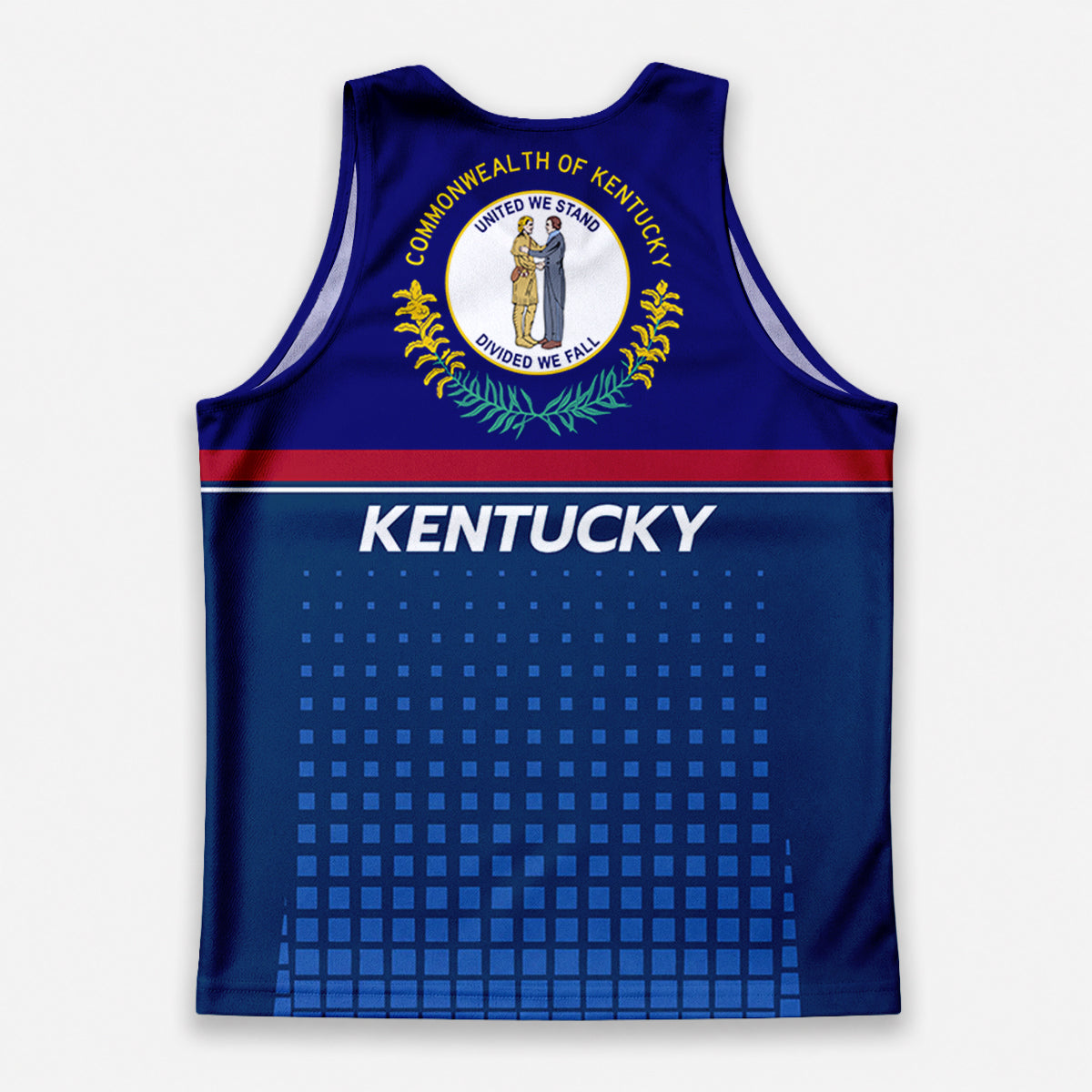 Patriotic Tech Running Tank Top - Kentucky State Pride Running Singlet