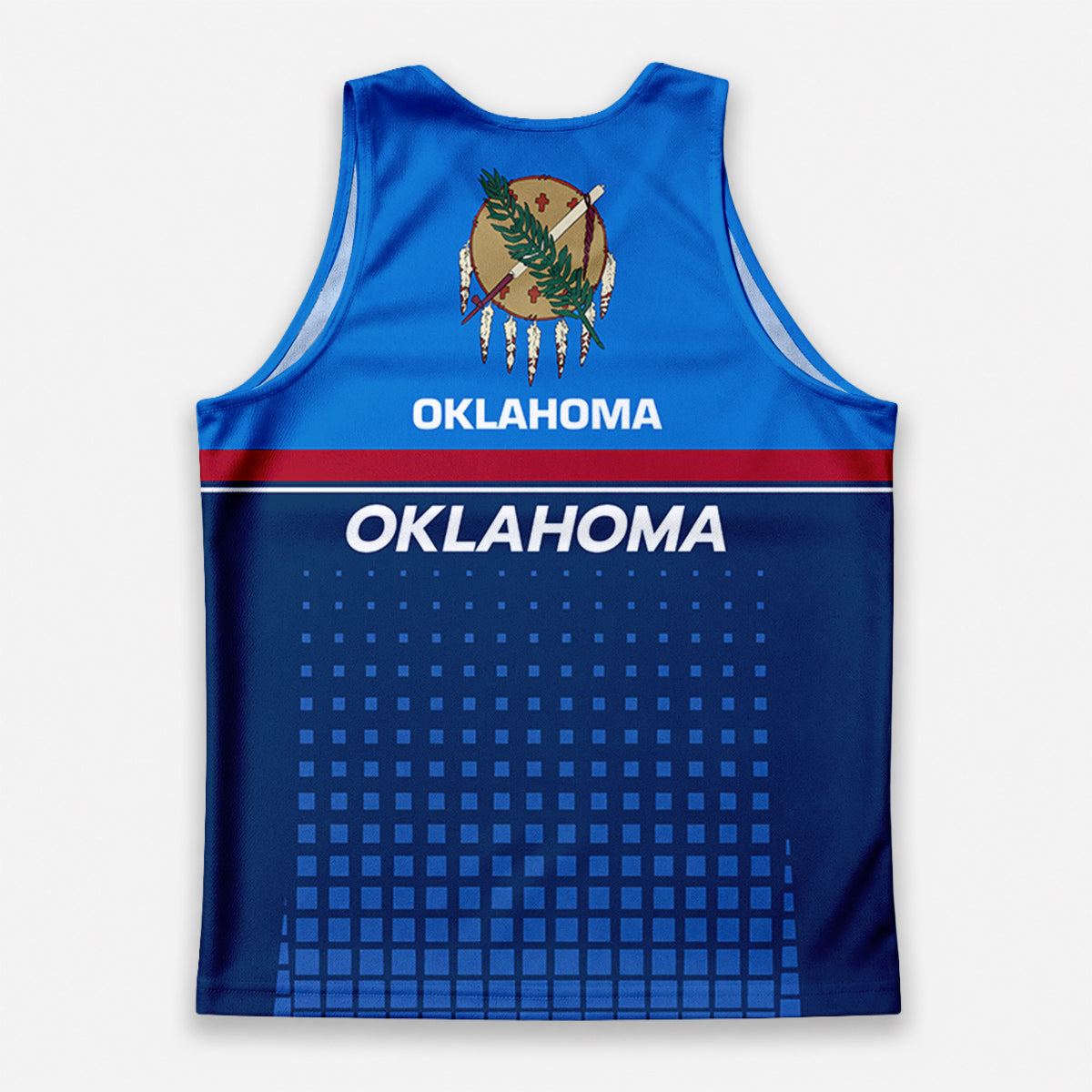 Patriotic Tech Running Tank Top - Oklahoma State Pride Running Singlet