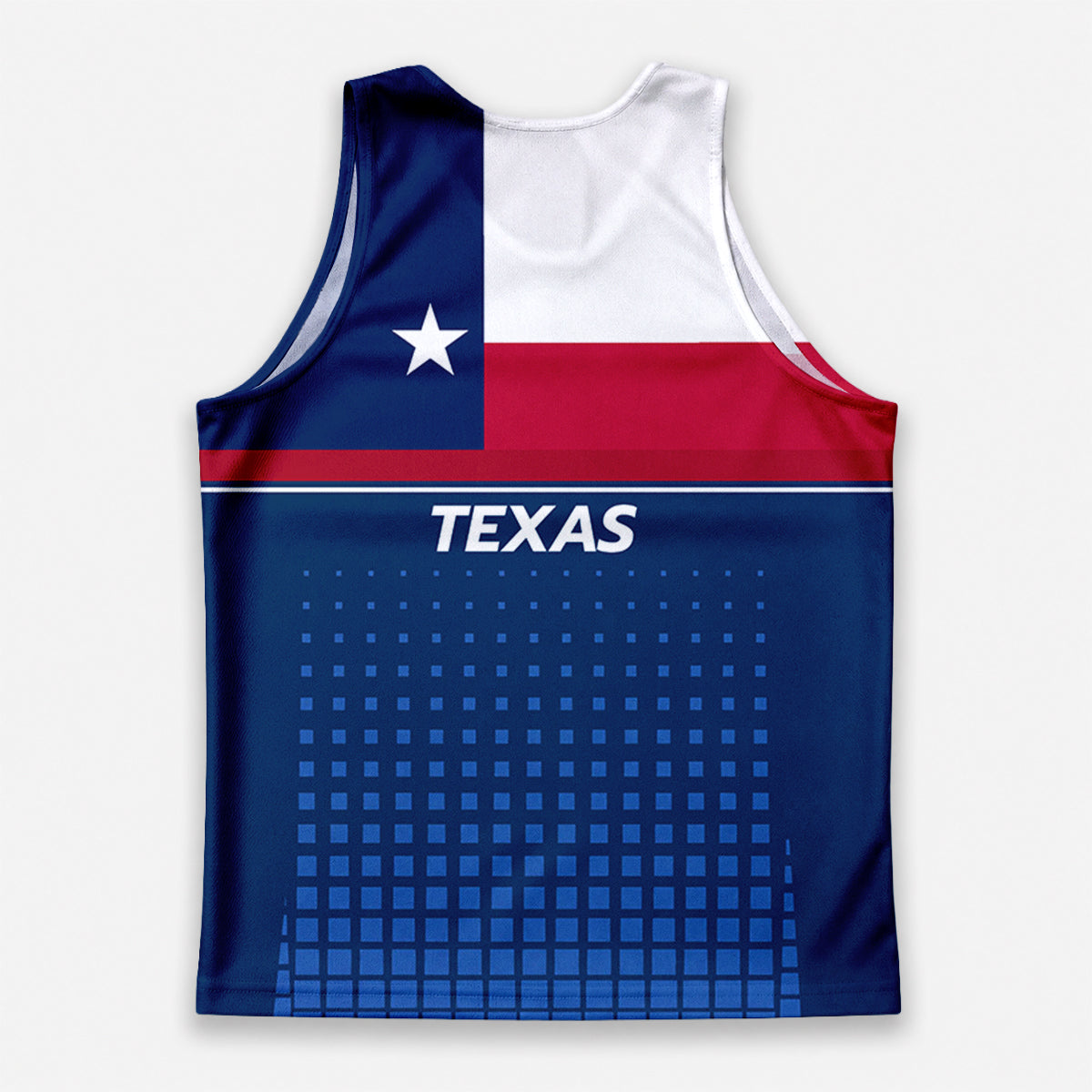 Patriotic Tech Running Tank Top - Texas State Pride Running Singlet