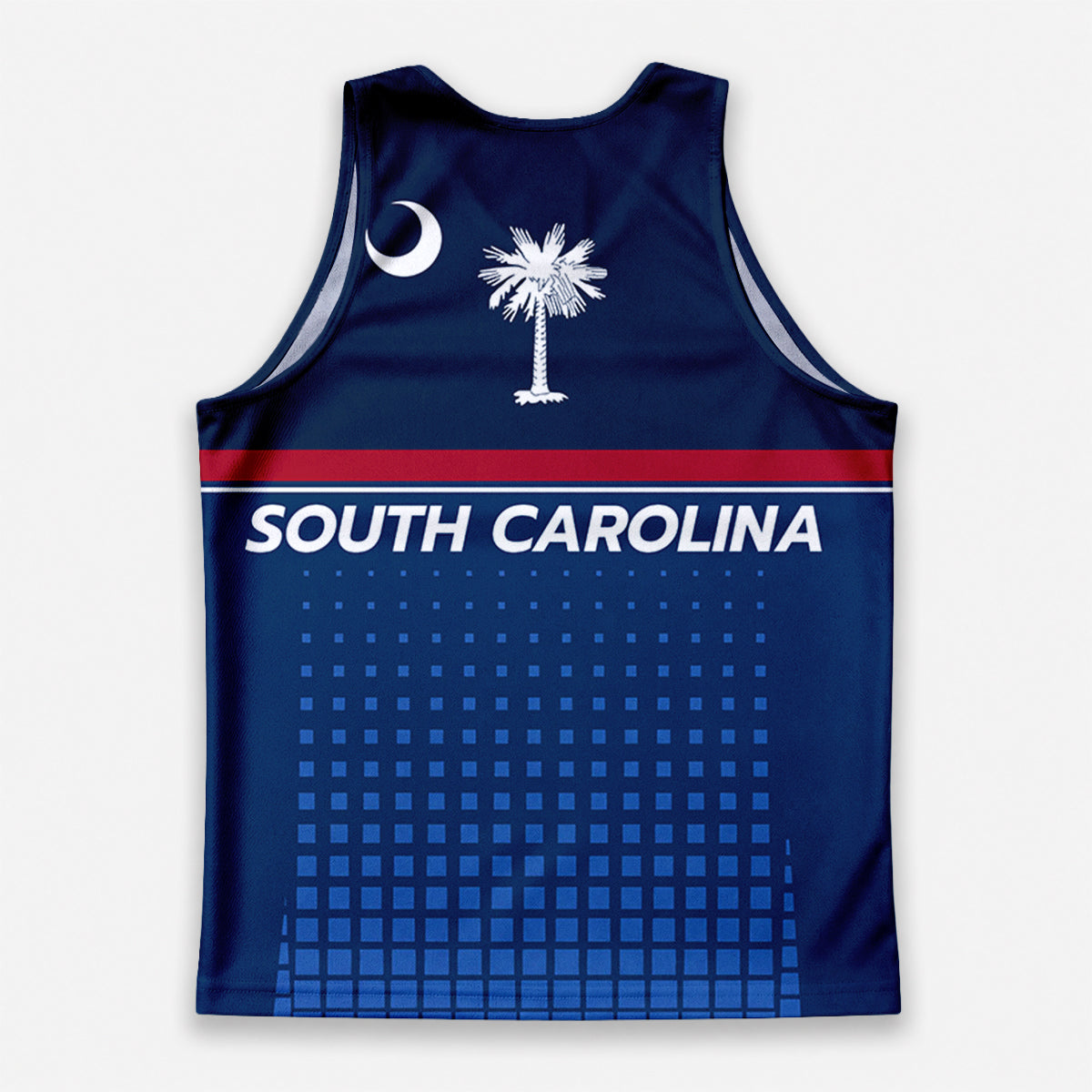Patriotic Tech Running Tank Top - South Carolina State Pride Running Singlet