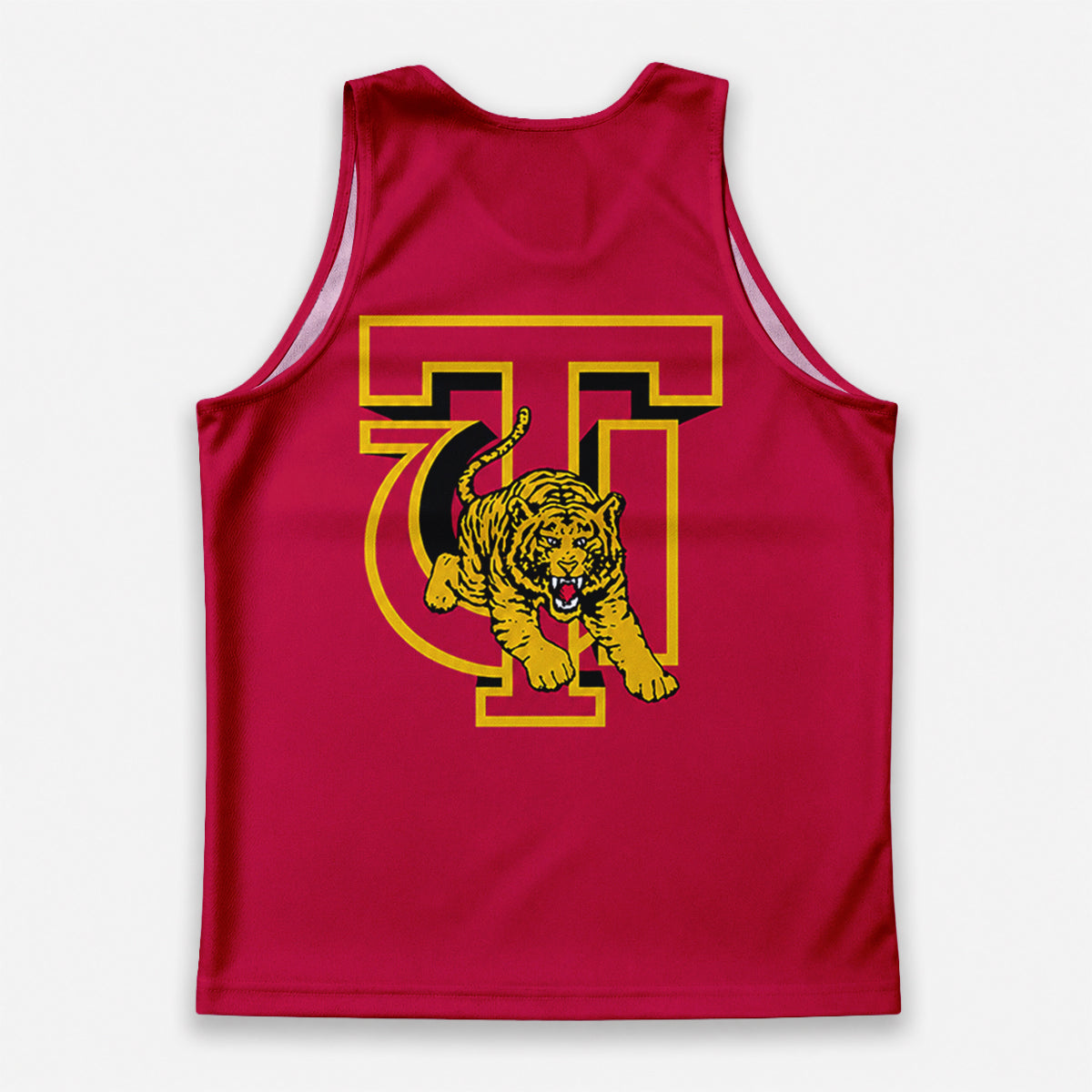 HBCU Running Tank Top Tuskegee Golden Tigers Running Singlet for Men and Women