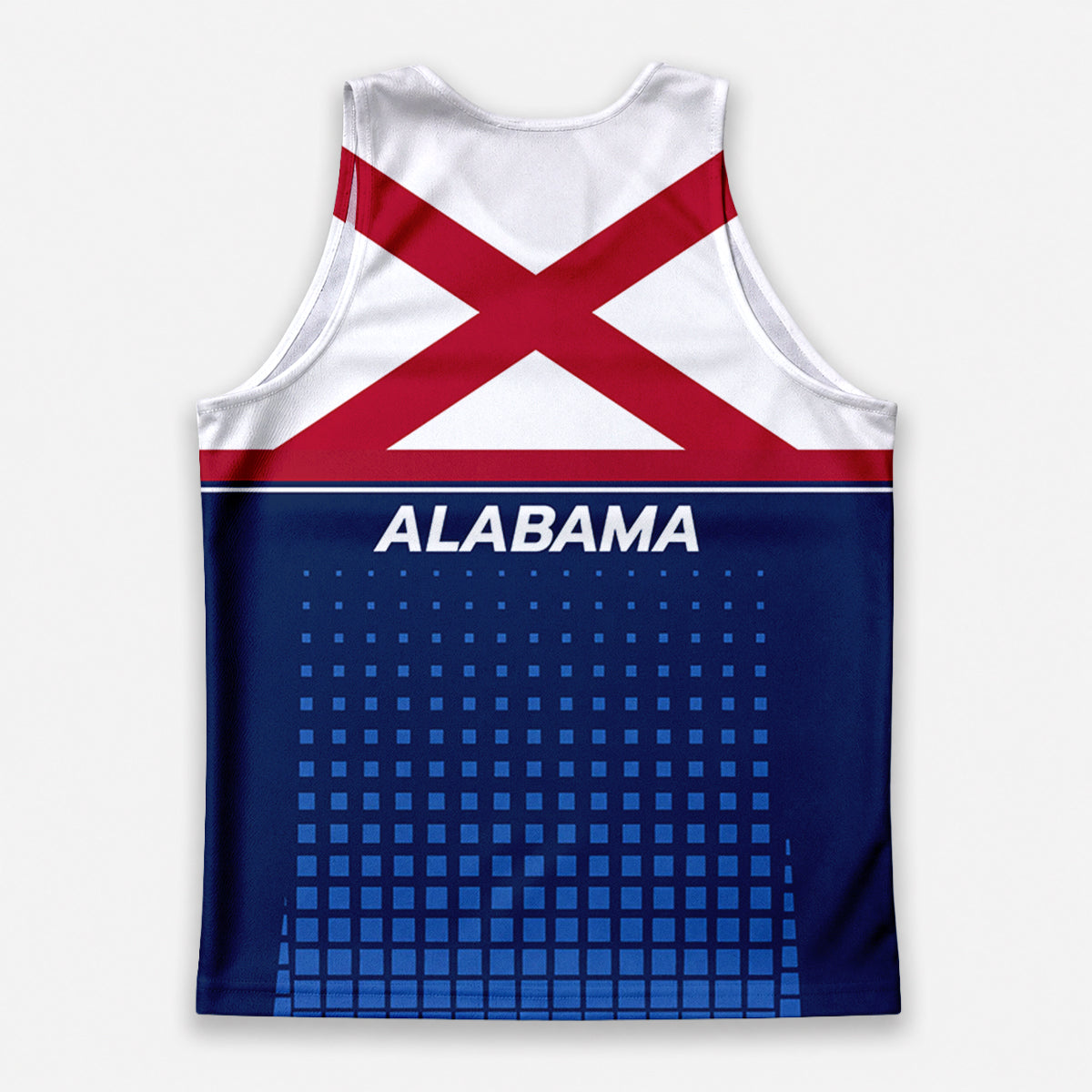 Patriotic Tech Running Tank Top - Alabama State Pride Running Singlet
