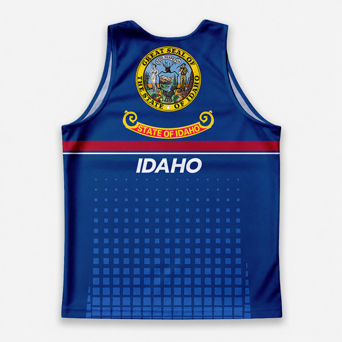 Patriotic Tech Running Tank Top - Idaho State Pride Running Singlet