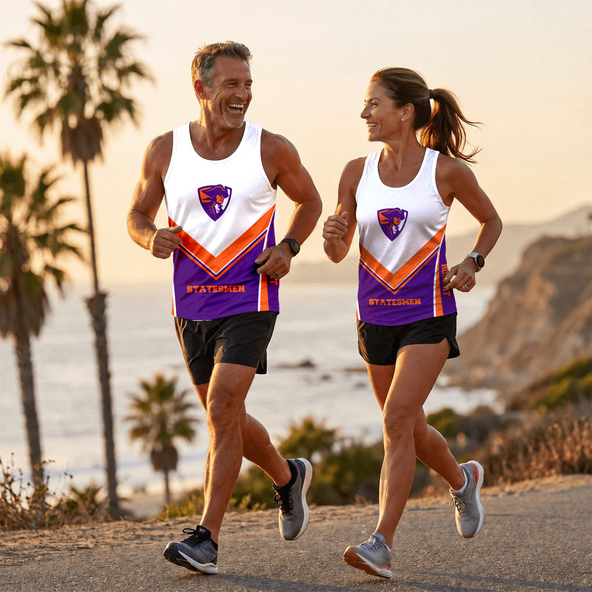 Hobart  Statesmen Tech Running Tank Top