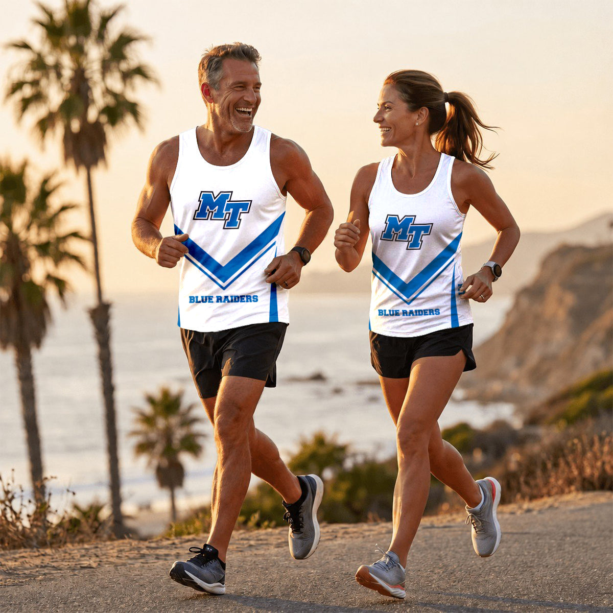 MT  Blue Raiders Tech Running Tank Top