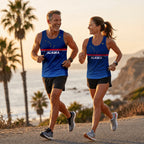 Patriotic Tech Running Tank Top - Alaska State Pride Running Singlet