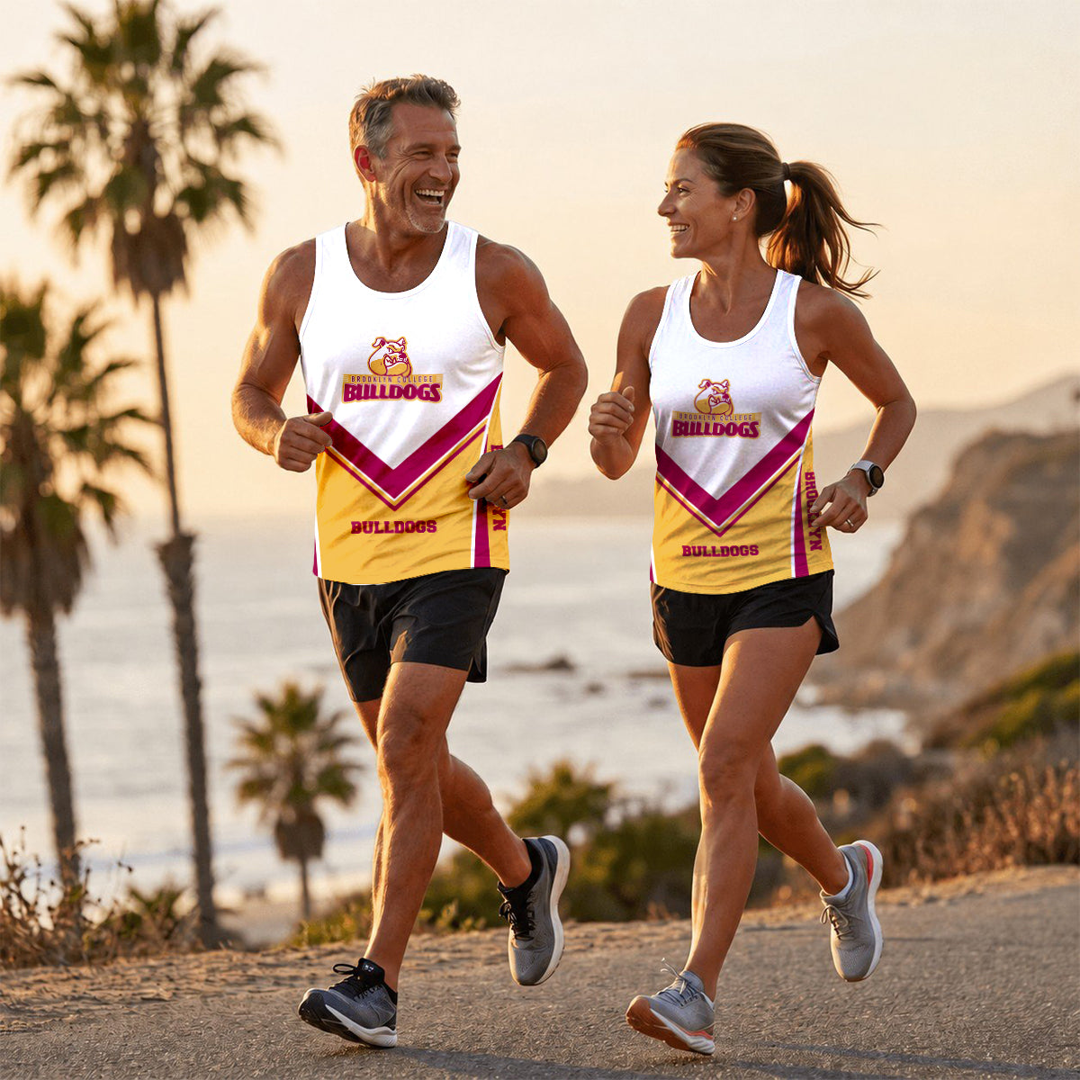 Brooklyn  Bulldogs Tech Running Tank Top