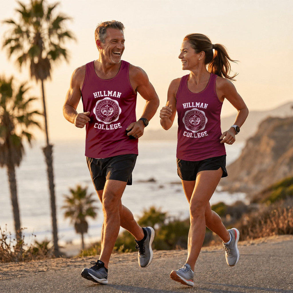 HBCU Running Tank Top Hillman College Running Singlet for Men and Women