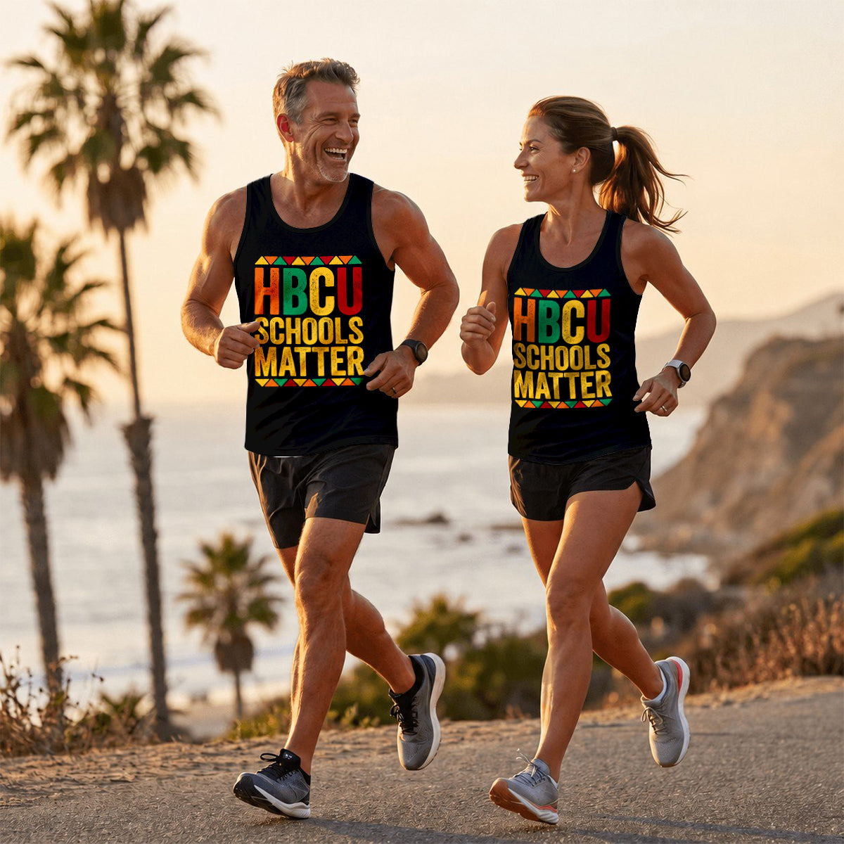 HBCU Running Tank Top HBCU Schools Matter Running Singlet for Men and Women