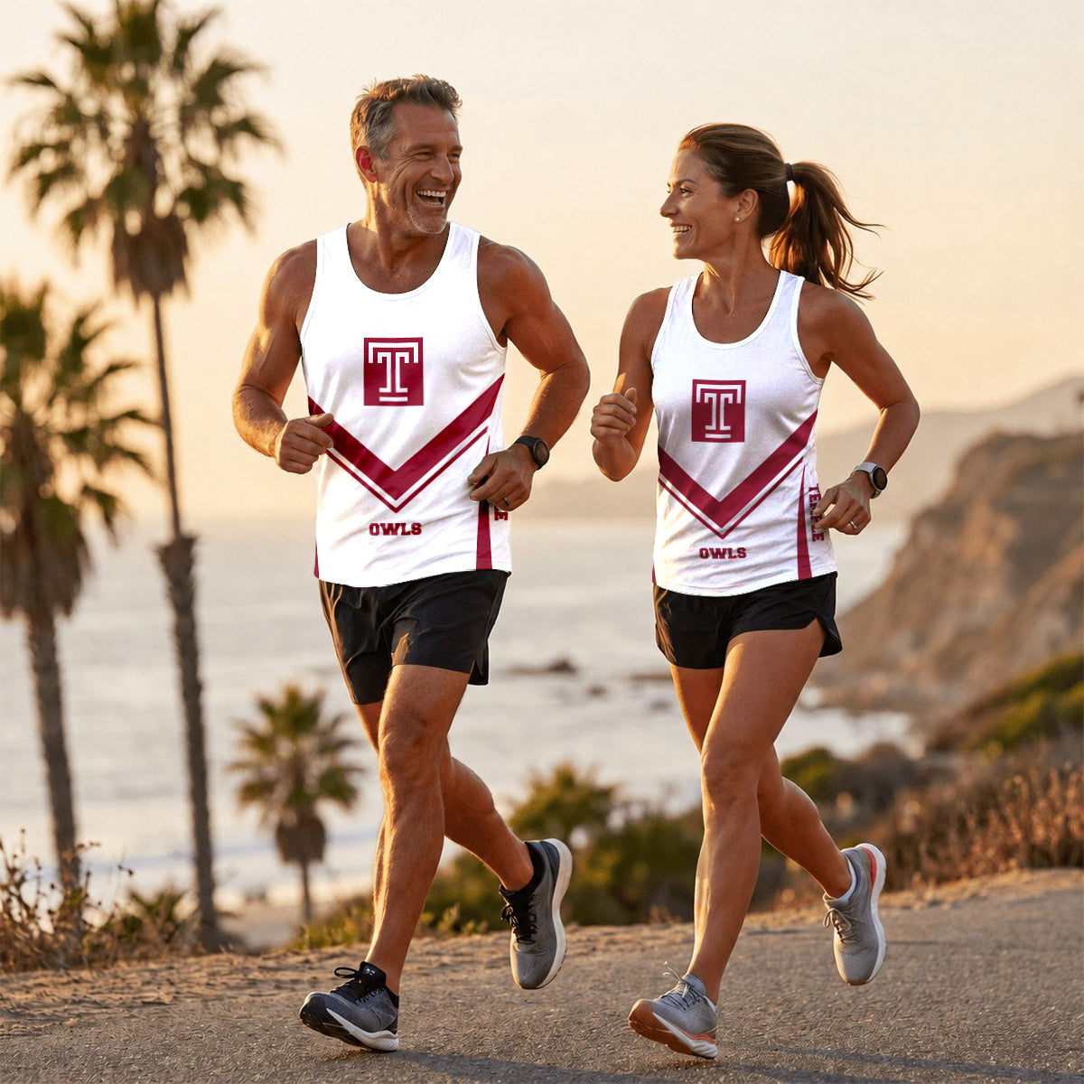 Temple  Owls Tech Running Tank Top