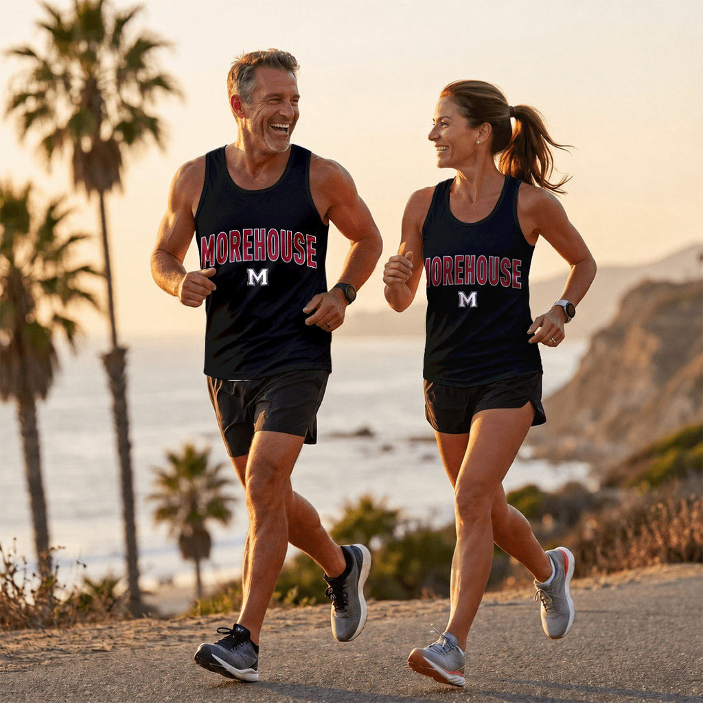 HBCU Running Tank Top Morehouse College Running Singlet for Men and Women