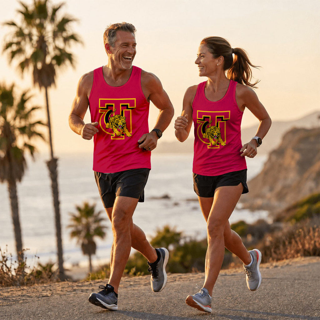 HBCU Running Tank Top Tuskegee Golden Tigers Running Singlet for Men and Women