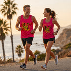 HBCU Running Tank Top Tuskegee Golden Tigers Running Singlet for Men and Women