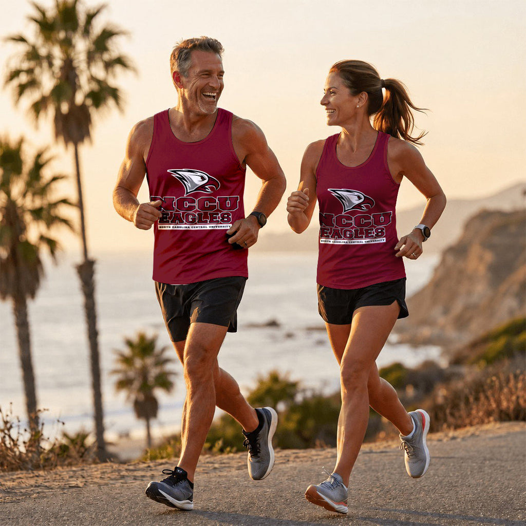 HBCU Running Tank Top North Carolina Central University Eagles Running Singlet for Men and Women