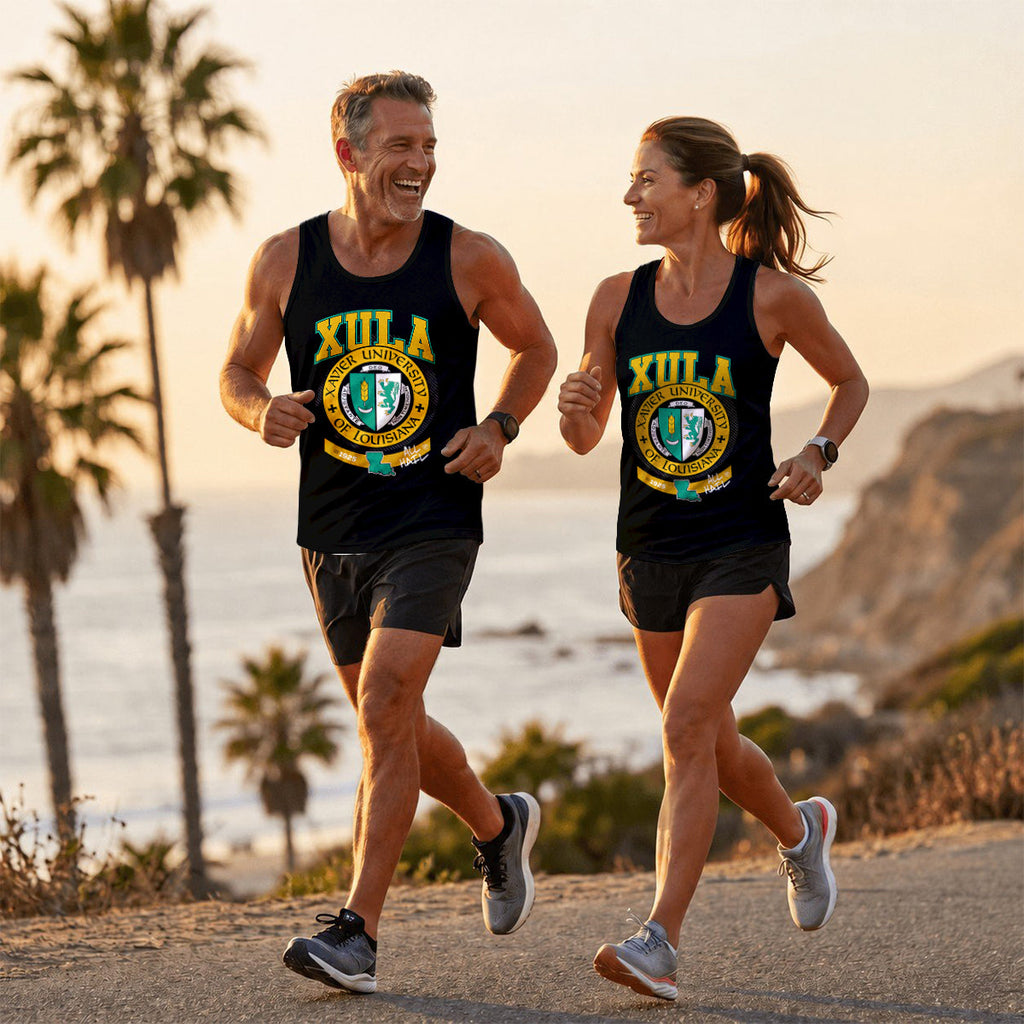 HBCU Running Tank Top Xavier University of Louisiana XULA Running Singlet for Men and Women