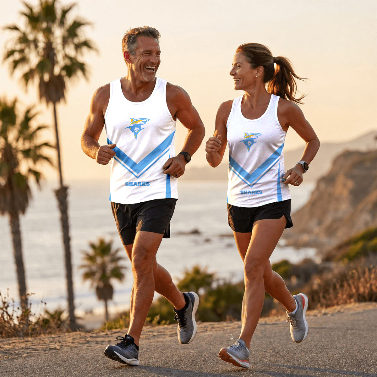 LIU  Sharks Tech Running Tank Top