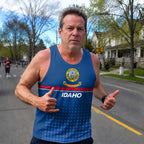 Patriotic Tech Running Tank Top - Idaho State Pride Running Singlet