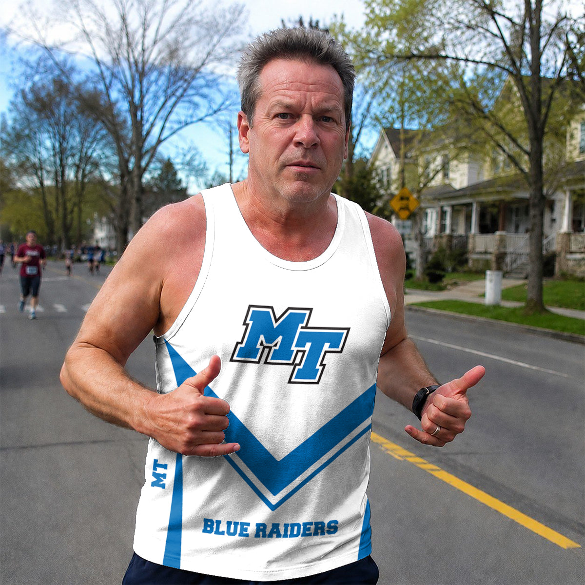 MT  Blue Raiders Tech Running Tank Top