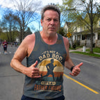 Funny Dad Running Tank Top It's Not A Dad Bod Tech Singlet