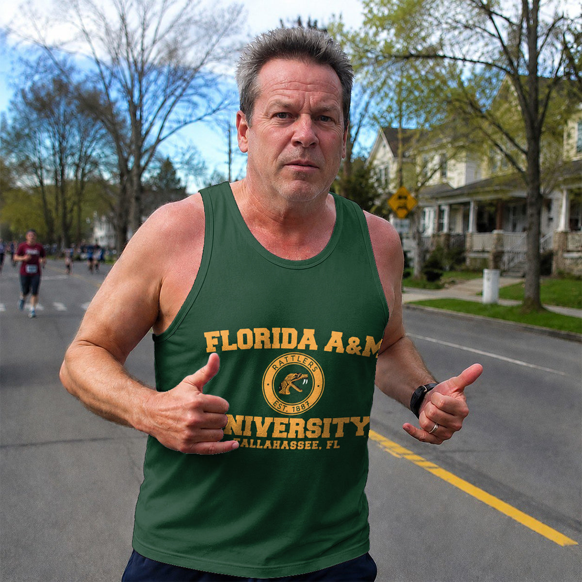 HBCU Running Tank Top Florida A&M University 1887 Running Singlet for Men and Women