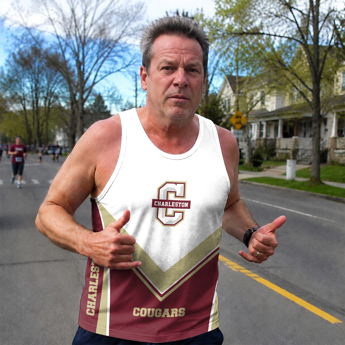 Charleston  Cougars Tech Running Tank Top