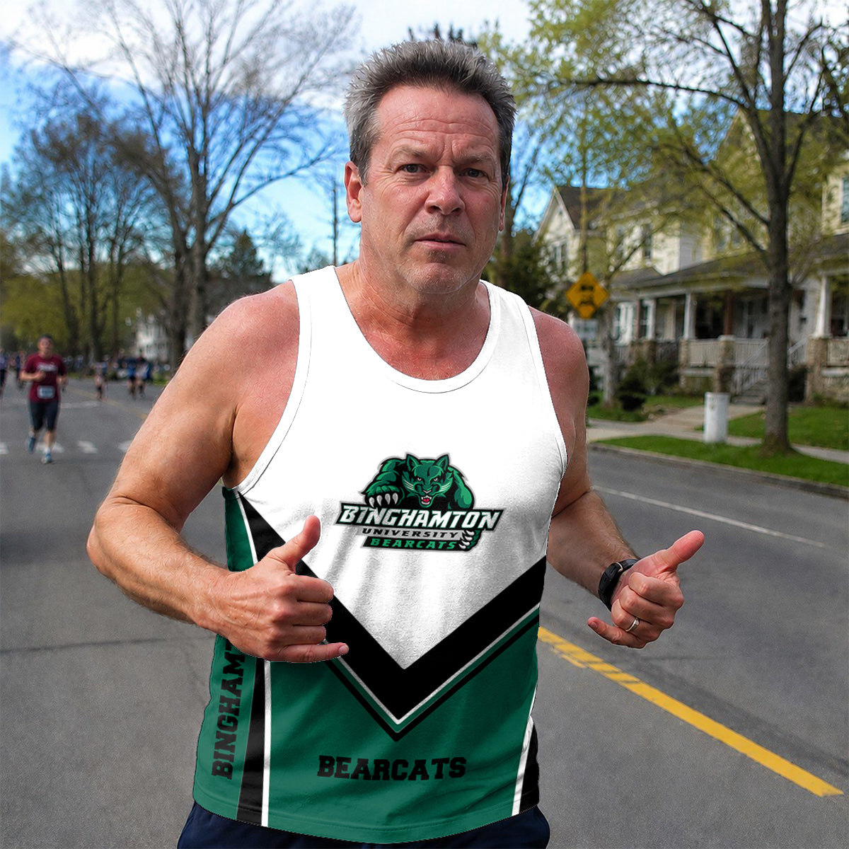 Binghamton  Bearcats Tech Running Tank Top