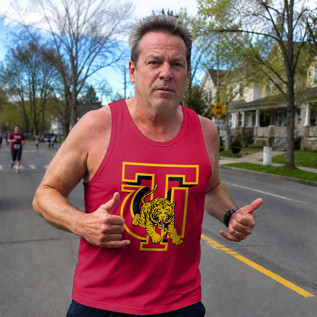 HBCU Running Tank Top Tuskegee Golden Tigers Running Singlet for Men and Women