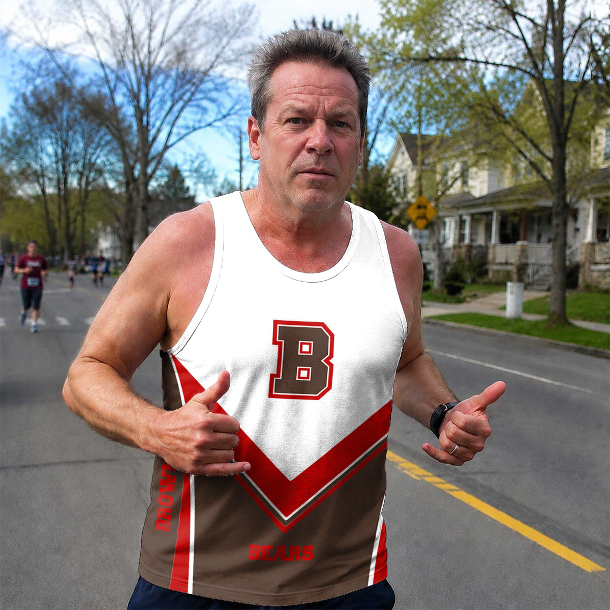 Brown  Bears Tech Running Tank Top