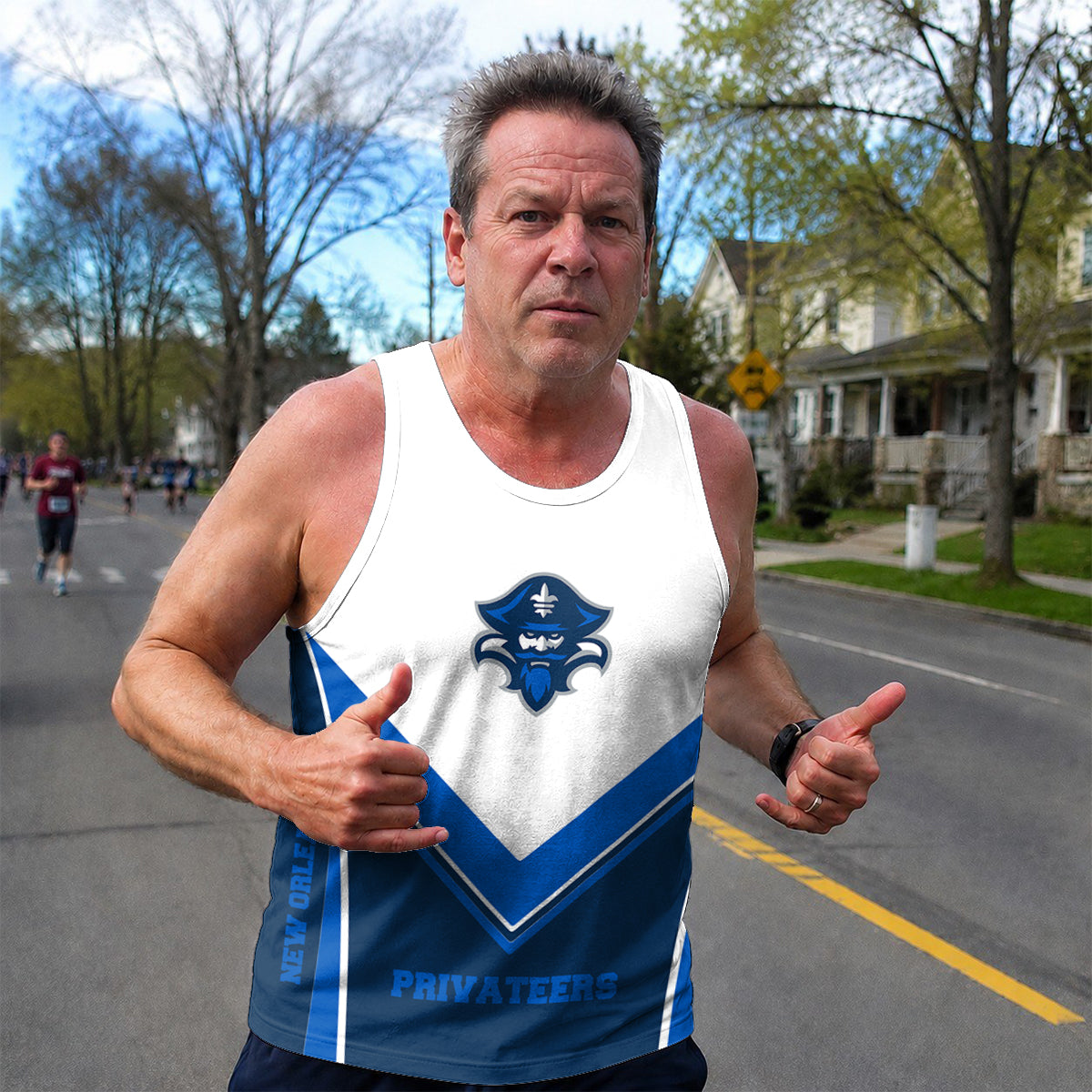 New Orleans  Privateers Tech Running Tank Top