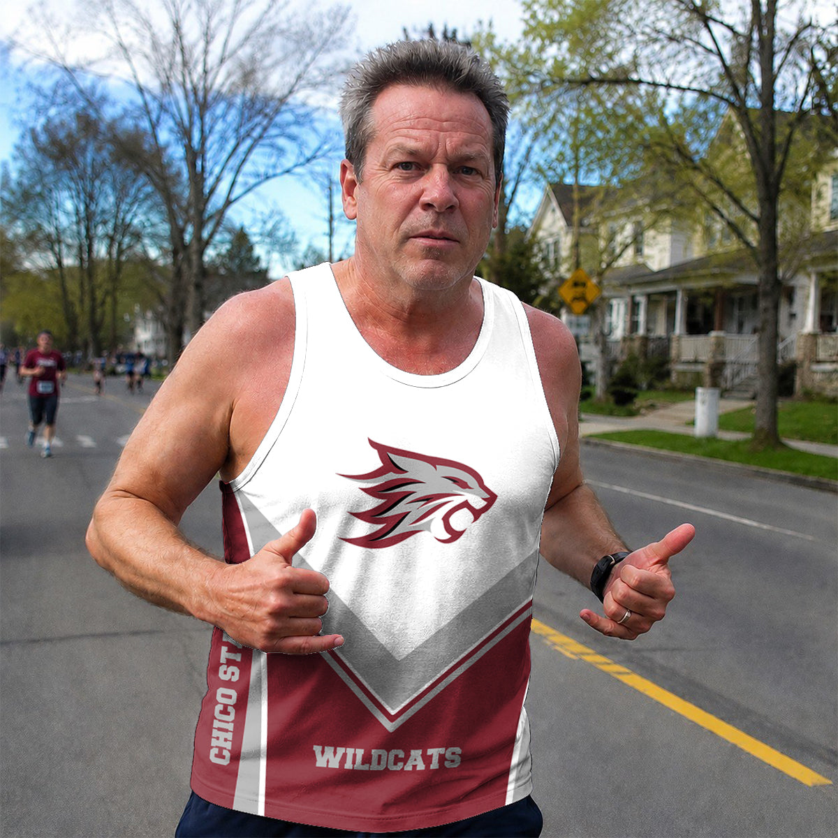 Chico State  Wildcats Tech Running Tank Top