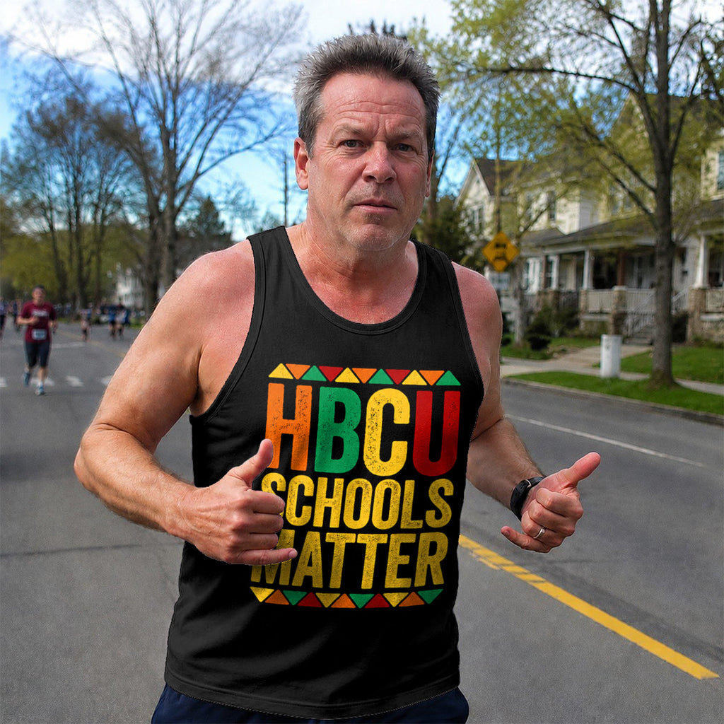 HBCU Running Tank Top HBCU Schools Matter Running Singlet for Men and Women