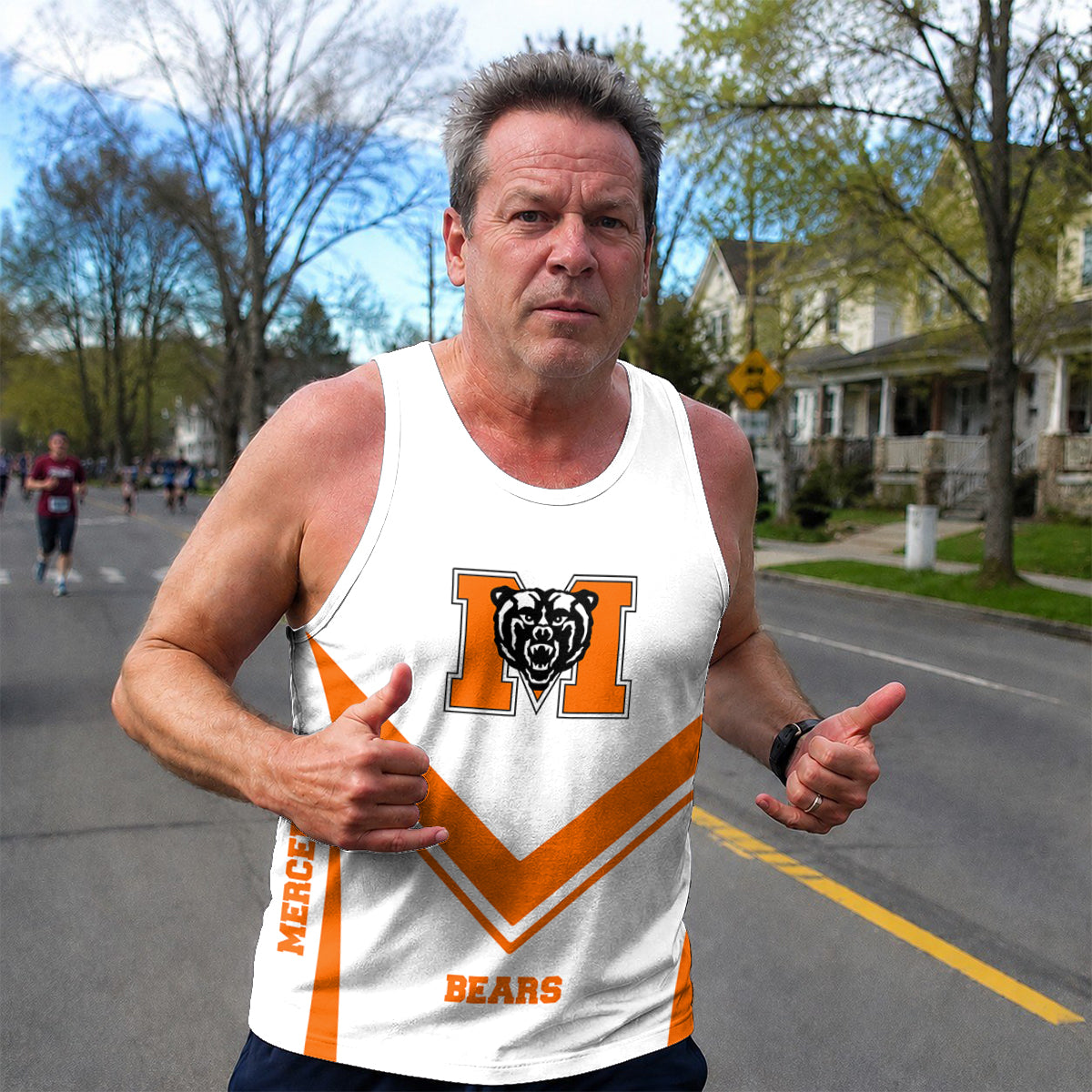 Mercer  Bears Tech Running Tank Top