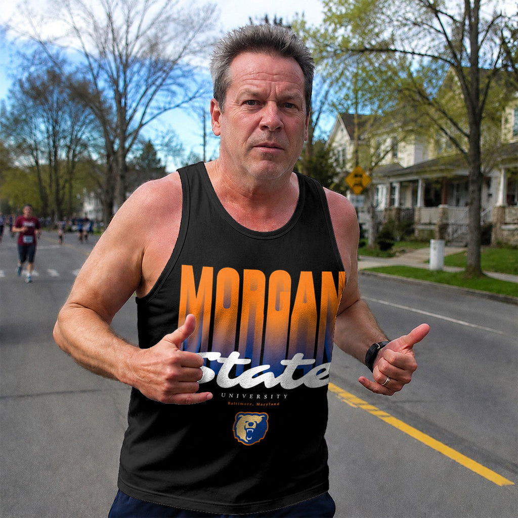 HBCU Running Tank Top Morgan State University Running Singlet for Men and Women