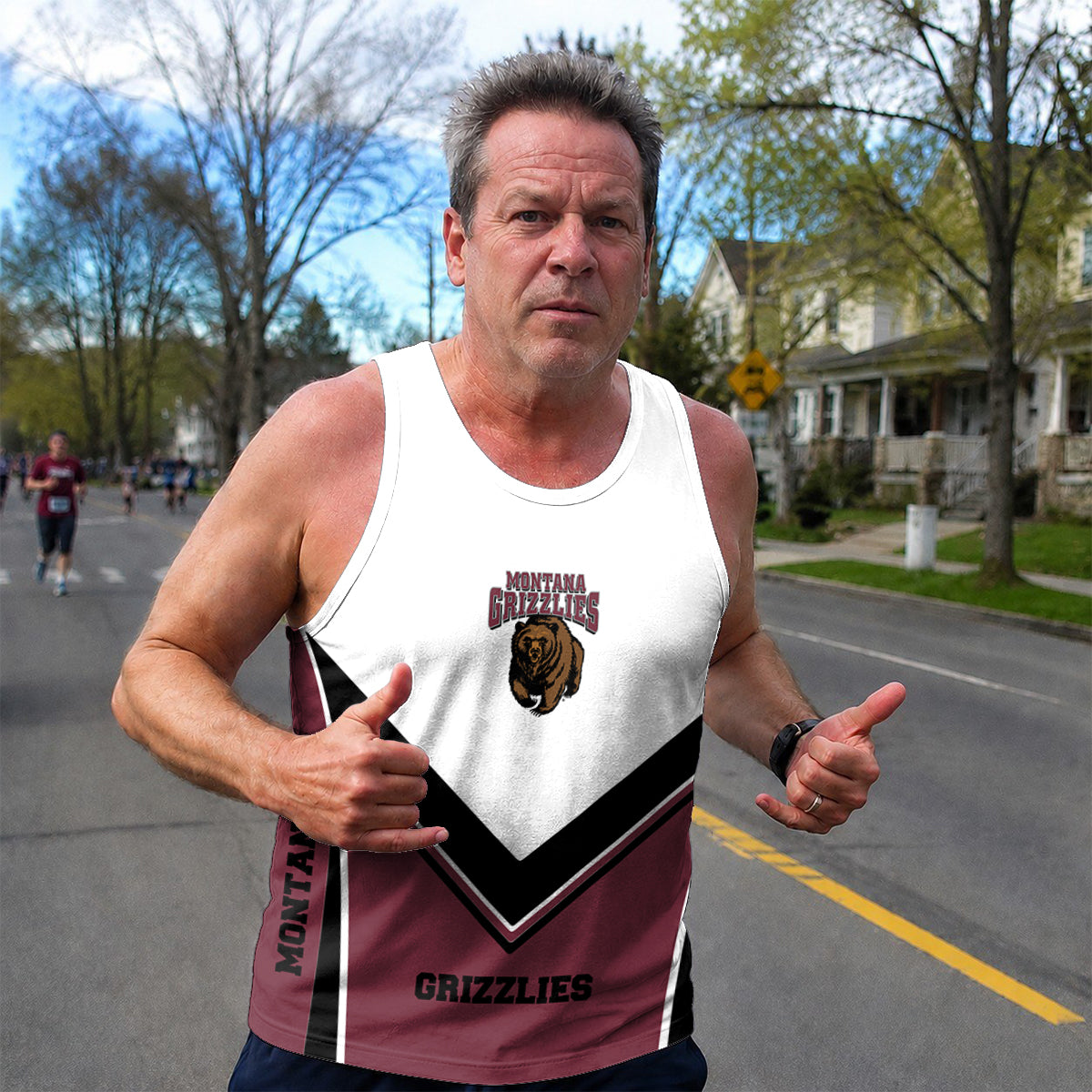 Montana  Grizzlies Tech Running Tank Top