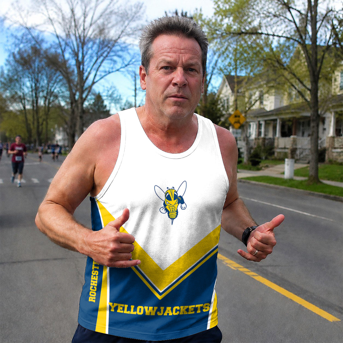 Rochester  Yellowjackets Tech Running Tank Top