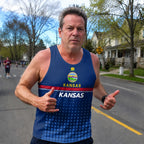 Patriotic Tech Running Tank Top - Kansas State Pride Running Singlet