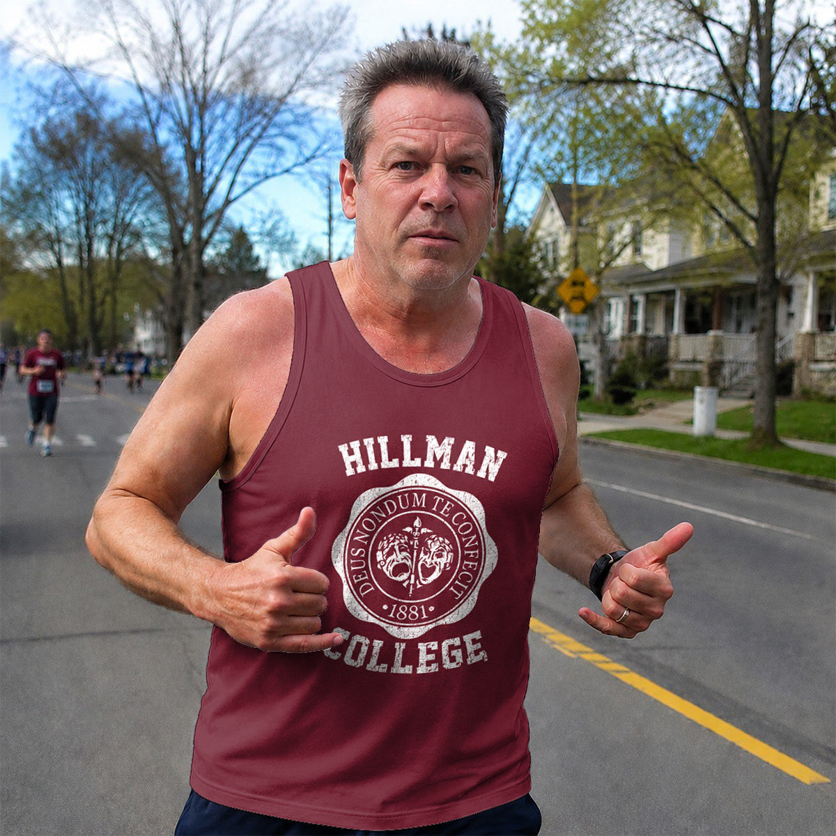 HBCU Running Tank Top Hillman College Running Singlet for Men and Women
