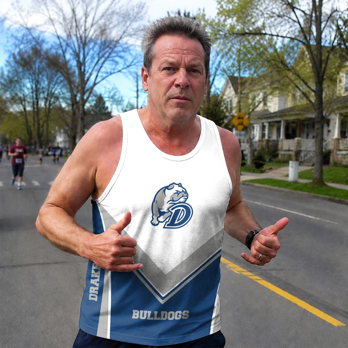 Drake  Bulldogs Tech Running Tank Top