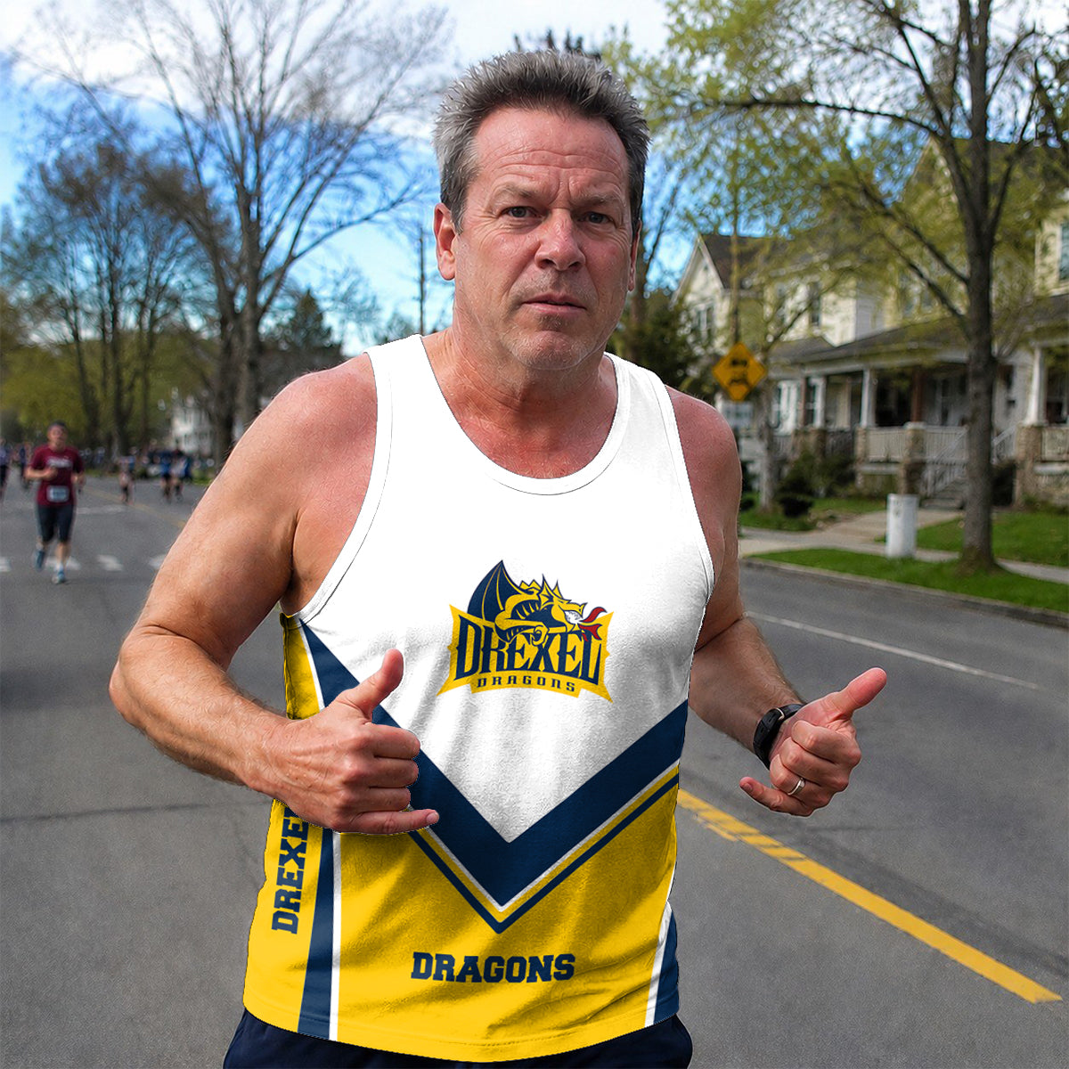 Drexel  Dragons Tech Running Tank Top