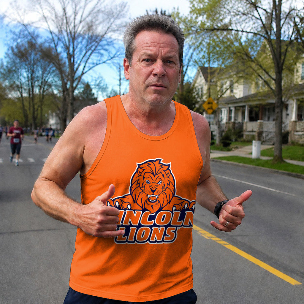 HBCU Running Tank Top Lincoln University Lions Running Singlet for Men and Women