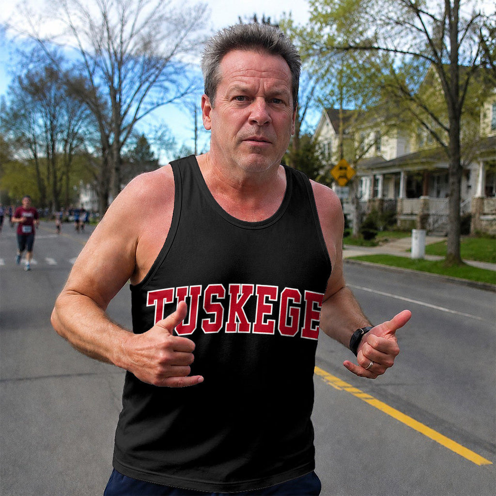 HBCU Running Tank Top Tuskegee University Running Singlet for Men and Women